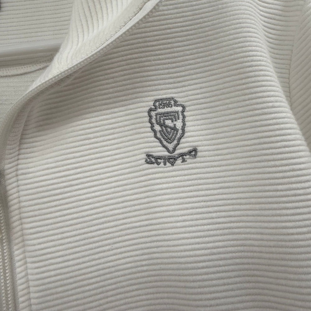 Straight Down Womens Jacket Golf Ribbed Full Zip Outdoor scioto golf club xl - Picture 2 of 12